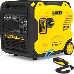 image:imageChampion 6500Watt Remote Start Tri Fuel Portable Inverter Generator