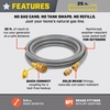 image:imageChampion 25 ft 34in Natural Gas Hose for Tri Fuel Generators